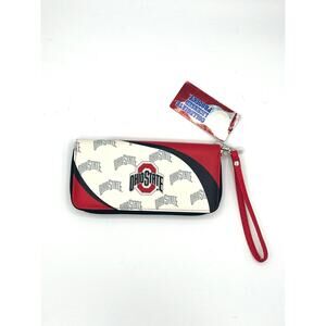 Ohio State Buckeyes Curve Zip Organizer Wallet Wristlet NEW